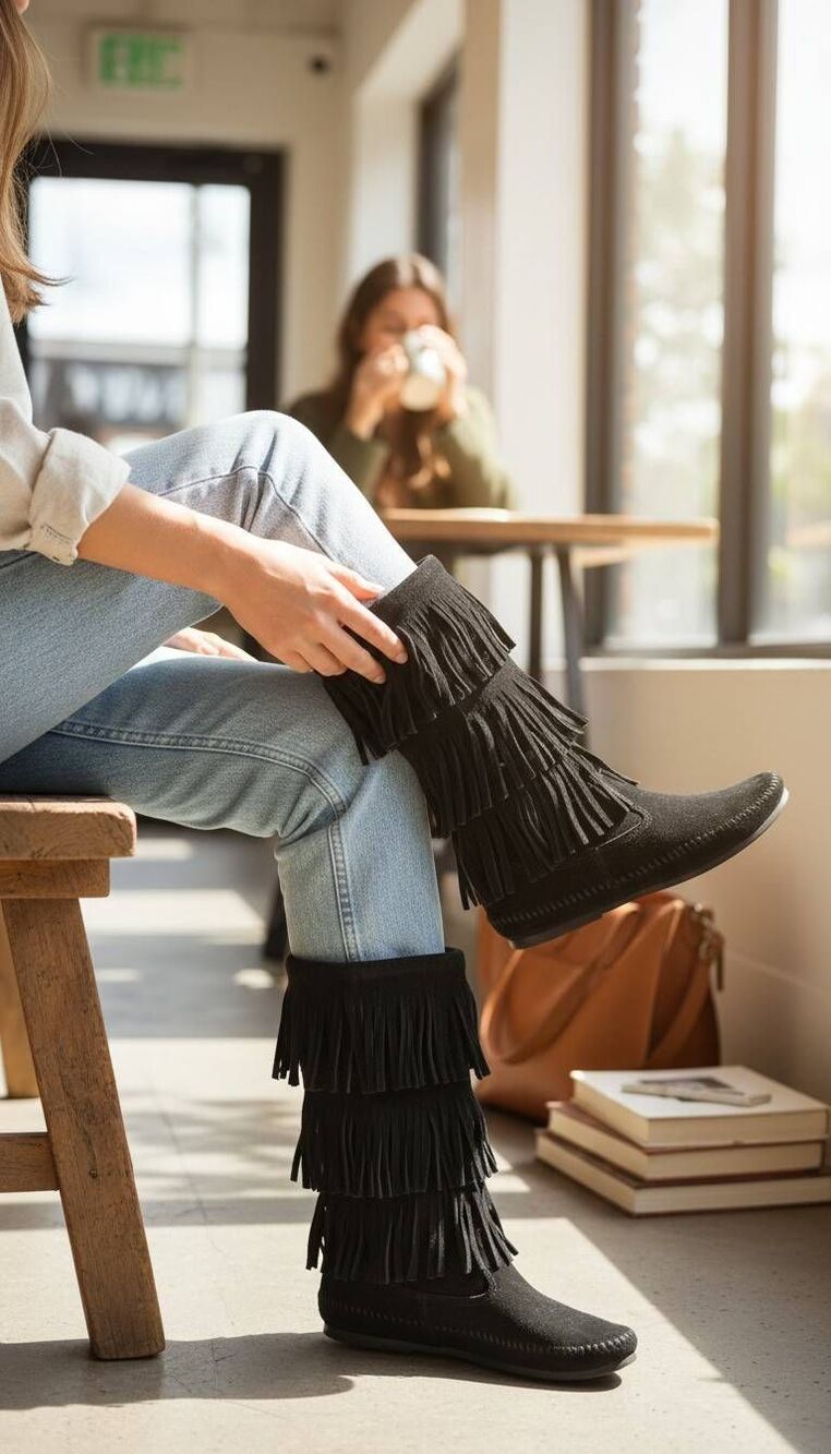 Minnetonka moccasin boots